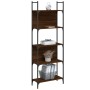 5-shelf oak brown wood bookcase 60.5x24x166.5 cm by , Bookcases and shelves - Ref: Foro24-838867, Price: 50,99 €, Discount: %