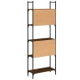 5-shelf oak brown wood bookcase 60.5x24x166.5 cm by , Bookcases and shelves - Ref: Foro24-838867, Price: 50,99 €, Discount: %