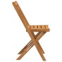 Folding terrace chairs 4 units solid acacia wood by , Garden chairs - Ref: Foro24-3216305, Price: 145,65 €, Discount: %