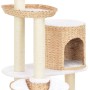 Rascador para gatos de hierba marina con poste de sisal de vidaXL, Mobiliario para gatos - Ref: Foro24-170734, Precio: 226,72...