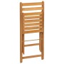 Folding terrace chairs 4 units solid acacia wood by , Garden chairs - Ref: Foro24-3216305, Price: 145,65 €, Discount: %