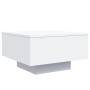 Engineered wood white coffee table 55x55x31 cm by , Coffee table - Ref: Foro24-836567, Price: 43,61 €, Discount: %