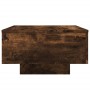 Mesa de centro madera de ingeniería roble ahumado 55x55x31 cm de , Mesas de centro - Ref: Foro24-836571, Precio: 42,36 €, Des...