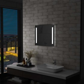 Bathroom wall mirror with LED 60x50 cm by vidaXL, Mirrors - Ref: Foro24-144705, Price: 81,08 €, Discount: %