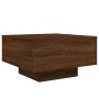 Couchtisch aus Holzwerkstoff braune Eiche 55x55x31 cm von , Couchtisch - Ref: Foro24-836573, Preis: 43,50 €, Rabatt: %