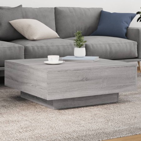 Mesa de centro madera de ingeniería gris Sonoma 80x80x31 cm de , Mesas de centro - Ref: Foro24-836586, Precio: 67,17 €, Descu...