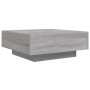 Engineered wood Sonoma gray coffee table 80x80x31 cm by , Coffee table - Ref: Foro24-836586, Price: 67,28 €, Discount: %