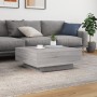 Sonoma Couchtisch aus grauem Holzwerkstoff 80x80x31 cm von , Couchtisch - Ref: Foro24-836586, Preis: 67,28 €, Rabatt: %