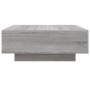 Engineered wood Sonoma gray coffee table 80x80x31 cm by , Coffee table - Ref: Foro24-836586, Price: 67,28 €, Discount: %