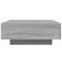 Engineered wood Sonoma gray coffee table 80x80x31 cm by , Coffee table - Ref: Foro24-836586, Price: 67,28 €, Discount: %