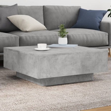 Mesa de centro madera de ingeniería gris hormigón 80x80x31 cm de , Mesas de centro - Ref: Foro24-836584, Precio: 67,83 €, Des...