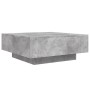 Mesa de centro madera de ingeniería gris hormigón 80x80x31 cm de , Mesas de centro - Ref: Foro24-836584, Precio: 67,83 €, Des...