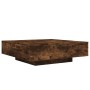 Engineered wood smoked oak coffee table 100x100x31 cm by , Coffee table - Ref: Foro24-836599, Price: 94,21 €, Discount: %