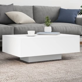 Couchtisch mit weißen LED-Leuchten 85x55x31 cm von , Couchtisch - Ref: Foro24-836609, Preis: 72,88 €, Rabatt: %