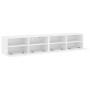 Wall-mounted TV furniture set, engineered wood, white, 80x30x30 cm by , TV Furniture - Ref: Foro24-836869, Price: 75,17 €, Di...