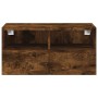 Wall-mounted TV unit in smoked oak engineered wood, 60x30x30 cm by , TV Furniture - Ref: Foro24-836862, Price: 41,35 €, Disco...