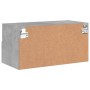 Grauer Beton Holzwerkstoff TV Wandmöbel 60x30x30 cm von , TV-Möbel - Ref: Foro24-836860, Preis: 41,30 €, Rabatt: %