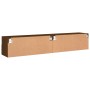 Muebles de pared para TV 2 uds madera roble marrón 80x30x30 cm de , Muebles TV - Ref: Foro24-836881, Precio: 83,02 €, Descuen...