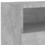 Wall-mounted TV unit in gray concrete engineered wood, 100x30x30 cm by , TV Furniture - Ref: Foro24-836888, Price: 52,34 €, D...