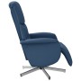 Relaxsessel mit Fußstütze blauer Stoff von , Sessel - Ref: Foro24-356664, Preis: 205,64 €, Rabatt: %