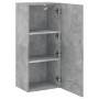 Mueble TV de pared madera ingeniería gris hormigón 40,5x30x90cm de , Muebles TV - Ref: Foro24-836927, Precio: 56,99 €, Descue...