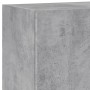 Wall-mounted TV stand made of gray concrete engineered wood, 40.5x30x90cm. by , TV Furniture - Ref: Foro24-836927, Price: 55,...