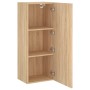 Mueble TV de pared madera ingeniería roble Sonoma 40,5x30x102cm de , Muebles TV - Ref: Foro24-836933, Precio: 59,88 €, Descue...