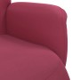 Sillón reclinable con reposapiés terciopelo rojo tinto de , Sillones - Ref: Foro24-356685, Precio: 200,33 €, Descuento: %