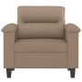 Sillón cuero sintético color capuchino 60 cm de , Sofás - Ref: Foro24-359577, Precio: 172,99 €, Descuento: %