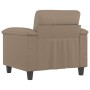 Sillón cuero sintético color capuchino 60 cm de , Sofás - Ref: Foro24-359577, Precio: 172,99 €, Descuento: %