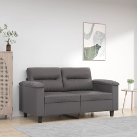 Sofá de 2 plazas de cuero sintético gris 120 cm de , Sofás - Ref: Foro24-359580, Precio: 238,99 €, Descuento: %