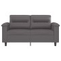 Sofá de 2 plazas de cuero sintético gris 120 cm de , Sofás - Ref: Foro24-359580, Precio: 238,32 €, Descuento: %