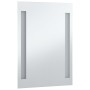 Espejo de pared de baño con LED 60x100 cm de vidaXL, Espejos - Ref: Foro24-144704, Precio: 108,36 €, Descuento: %