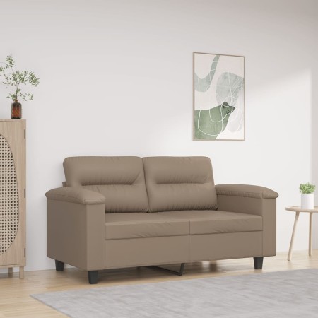 2-seater synthetic leather sofa in cappuccino color, 120 cm. by , Sofas - Ref: Foro24-359582, Price: 228,71 €, Discount: %