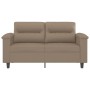 2-seater synthetic leather sofa in cappuccino color, 120 cm. by , Sofas - Ref: Foro24-359582, Price: 228,71 €, Discount: %