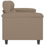 2-seater synthetic leather sofa in cappuccino color, 120 cm. by , Sofas - Ref: Foro24-359582, Price: 228,71 €, Discount: %