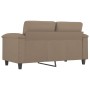 2-seater synthetic leather sofa in cappuccino color, 120 cm. by , Sofas - Ref: Foro24-359582, Price: 228,71 €, Discount: %