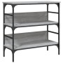 Engineered wood gray Sonoma console table 75x32x75 cm by , Side tables - Ref: Foro24-839056, Price: 49,10 €, Discount: %