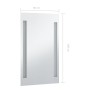 Badezimmerwandspiegel mit LED 60x100 cm von vidaXL, Spiegel - Ref: Foro24-144704, Preis: 108,57 €, Rabatt: %