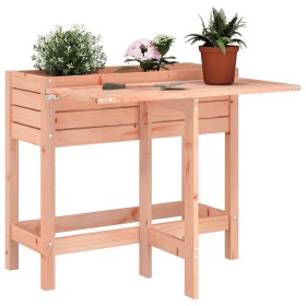 Planter with folding lid made of solid Douglas pine wood by , Pots and planters - Ref: Foro24-825126, Price: 83,11 €, Discoun...