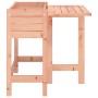 Planter with folding lid made of solid Douglas pine wood by , Pots and planters - Ref: Foro24-825126, Price: 83,53 €, Discoun...