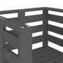 Gartenstühle 2 Stk. massives Kiefernholz grau 61,5x53x71 cm von , Gartenstühle - Ref: Foro24-825130, Preis: 147,99 €, Rabatt: %