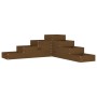 4-story planter solid pine wood honey brown 106x104.5x36cm by , Pots and planters - Ref: Foro24-825327, Price: 107,99 €, Disc...