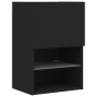 TV furniture with LED lights 2 units black 40.5x30x60 cm by , TV Furniture - Ref: Foro24-837032, Price: 82,81 €, Discount: %