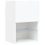 Muebles de TV con luces LED 2 uds blanco 40,5x30x60 cm de , Muebles TV - Ref: Foro24-837030, Precio: 88,54 €, Descuento: %