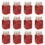 Glass jam jars with airtight seal 12 units 260 ml by vidaXL, honey jars - Ref: Foro24-50818, Price: 40,09 €, Discount: %