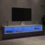 Muebles de TV con luces LED 2 uds blanco 100x30x30 cm de , Muebles TV - Ref: Foro24-837156, Precio: 90,56 €, Descuento: %