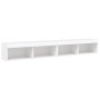 TV cabinets with LED lights 2 units white 100x30x30 cm by , TV Furniture - Ref: Foro24-837156, Price: 90,67 €, Discount: %