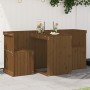 2-Sitzer-Balkongarnitur Kiefernholz massiv honigbraun von , Gartensets - Ref: Foro24-825061, Preis: 149,58 €, Rabatt: %