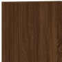 Wall-mounted TV furniture set, 4 pieces, engineered wood, brown oak. by , TV Furniture - Ref: Foro24-3216434, Price: 175,99 €...